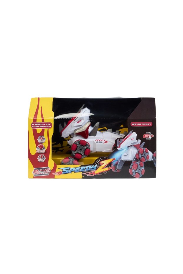Speedyz RC Dinosaur Car, White