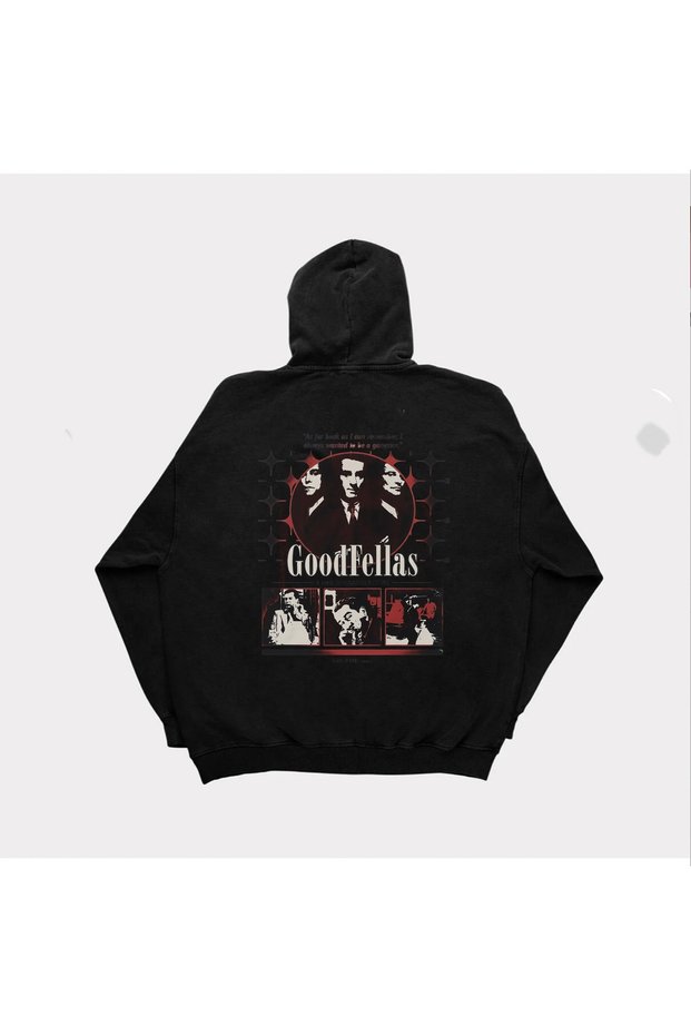 Goodfellas Printed Unisex Hooded Sweatshirt