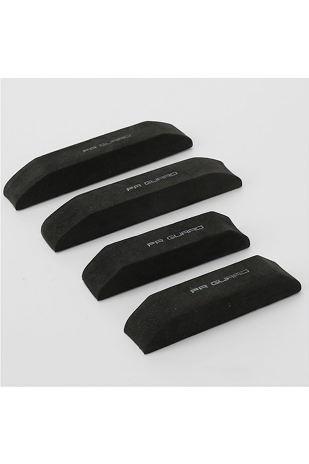 black Universal 4Pcs Car Door Protector Guard Strip Scratch Protector Car Rubber Stickers Auto Door