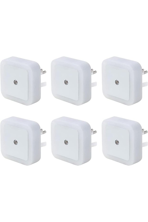 إضاءة ليلية LED من Xspring تُوصل بالحائط، مع مستشعر من الغسق إلى الفجر، 0.5 واط، إضاءة ليلية تعمل بالكهرباء