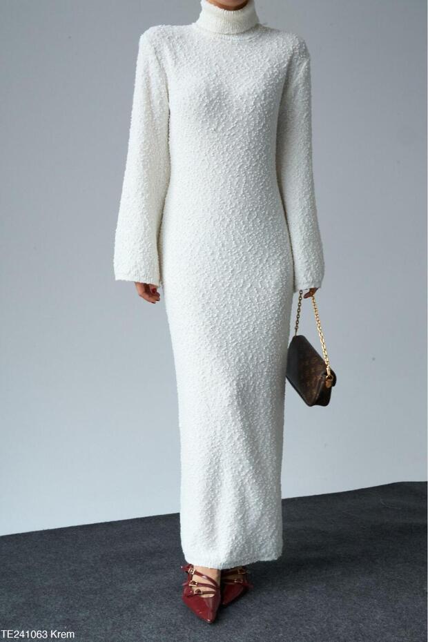 Women's Turtleneck Knitwear Dress