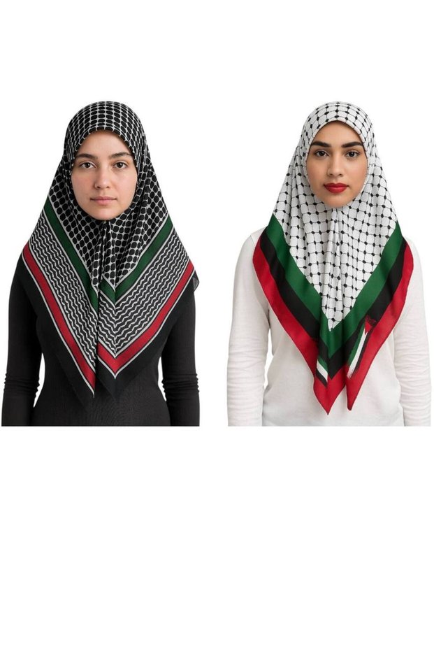 2 Pieces of 100/100 Santa Palestine Flag