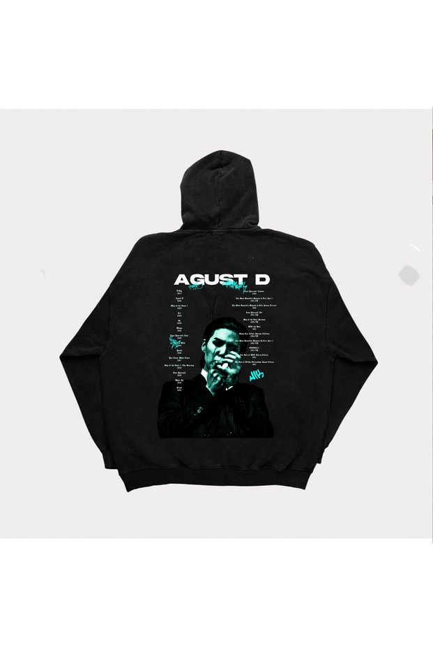 Agust D Printed Unisex Hooded Sweatshirt