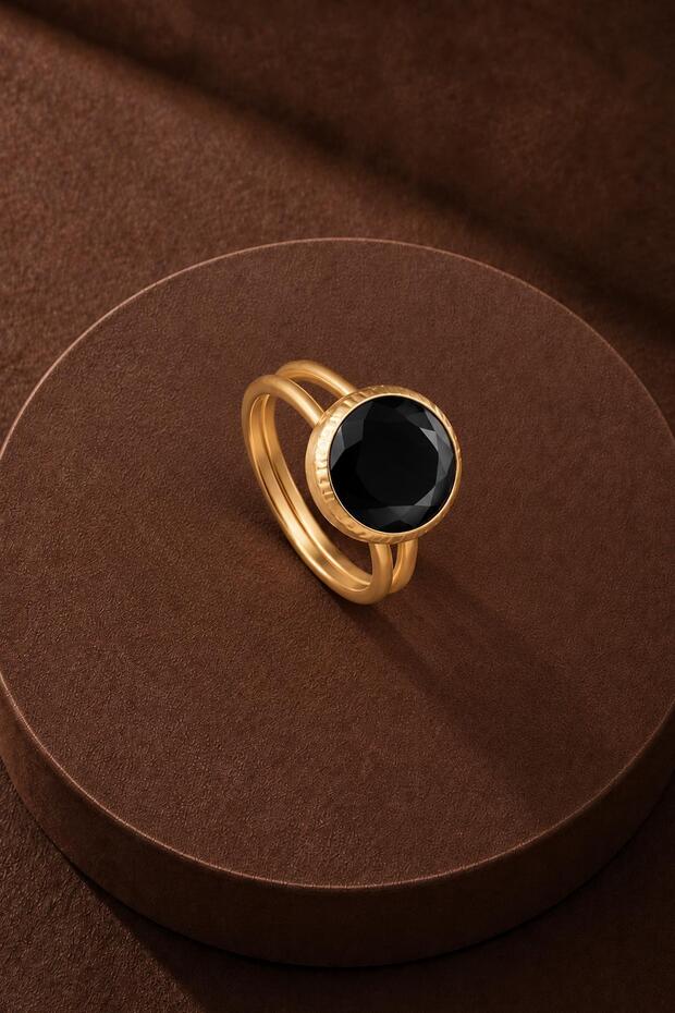 Cat's Eye Round Ring - 12 mm