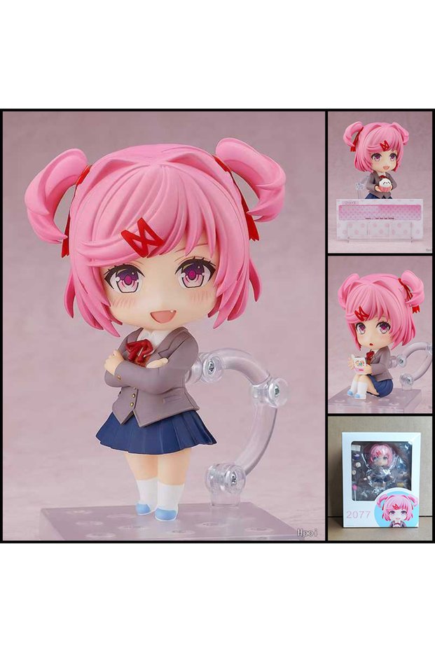 2077 Q-Version Doki Literature Club ! Club! Monika Natsuki Sayori Yuri Action Figure Toys Col