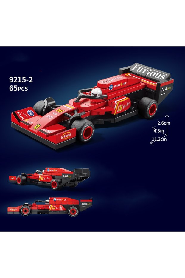 NO BOX LLXD-9215-2 City Speed Racing MOC Car Sports Building Blocks Bricks Classic Rally sport Super