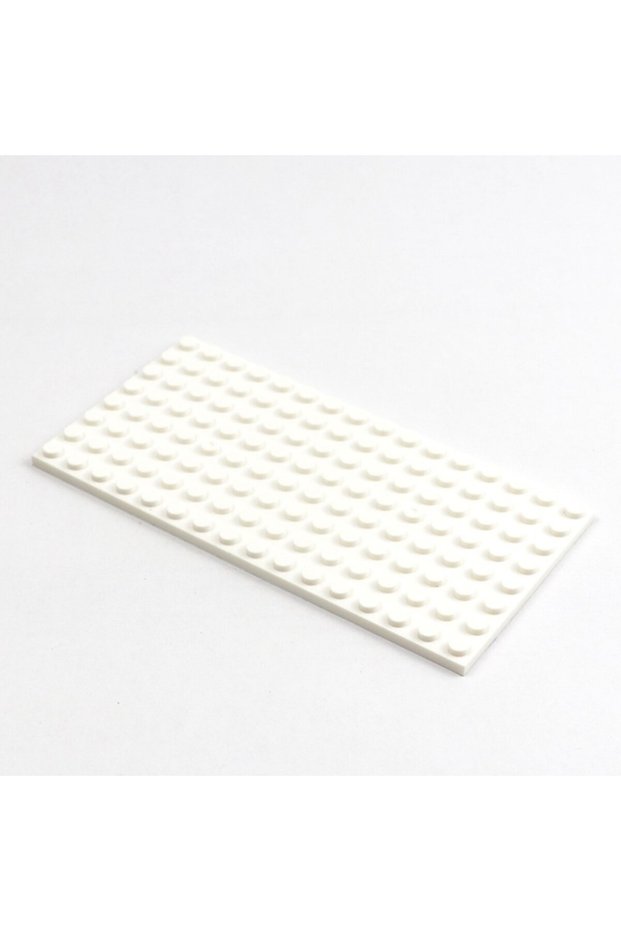 white 10pcs 10PCS 8x16 Dots Double Sided Building Blocks BasePlate Small Particles Thin Plate Bricks