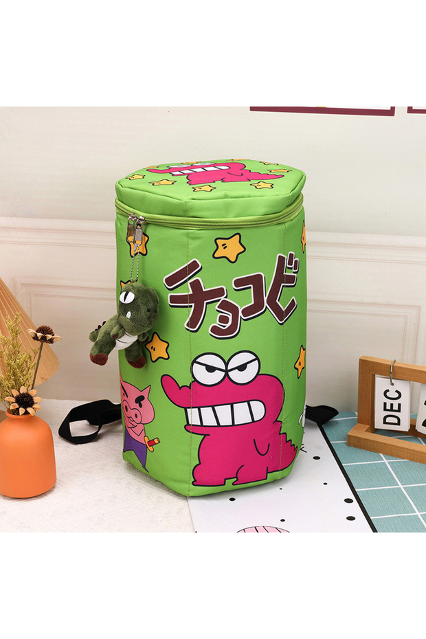 A New Product In Stock Xiao Xin Cute Backpack Small Crocodile Box Large Capacity Three-Dimens