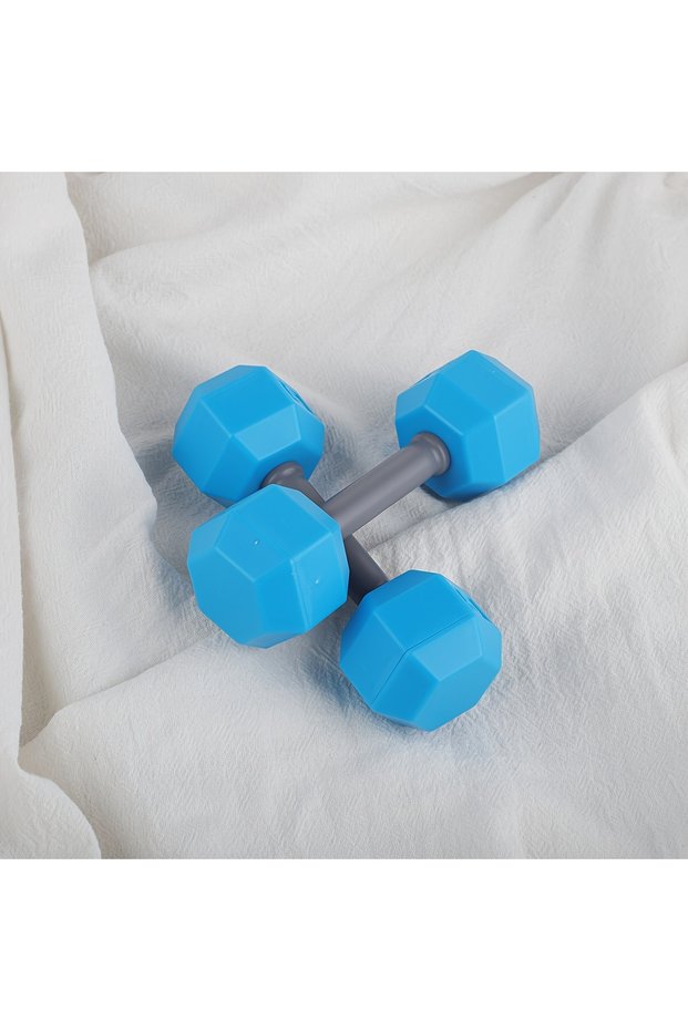 2PCS-BLUE-PIE-MOLD 2pcs Baby Rattle Dumbbell Toys, Weight And Sensory-Rich Toys for Boys And Girls,