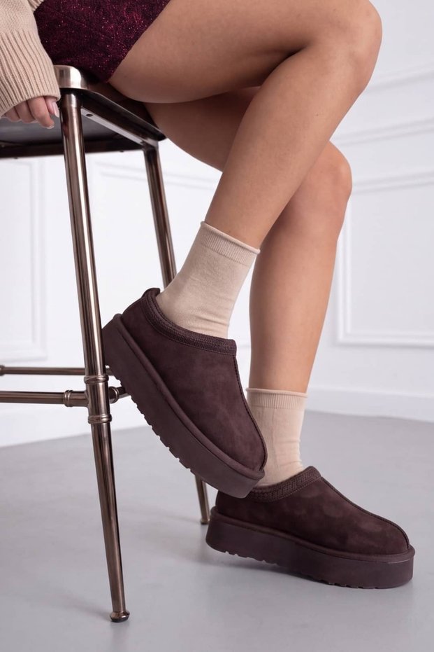 Women's Thick Heeled Furry Short Ankle Boots Ug03Nav