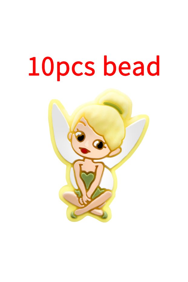10pcs bead 10pcs Silicone Cartoon Bead Baby Pacifier Bead Pacifier Chain Accessories Ornaments