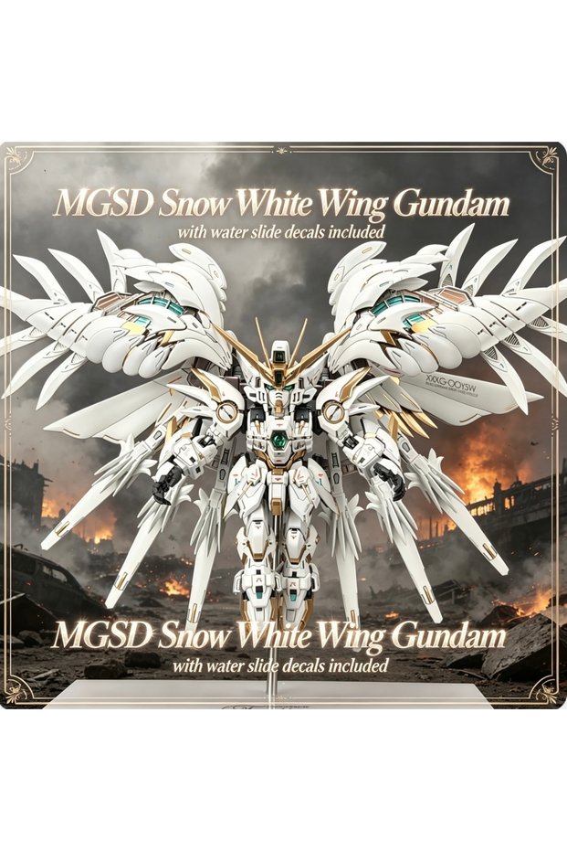 M MGSD Snow White Wing Wing Zero MGSD Bai Xueji Peripheral Figurine Model Table Decoration, B
