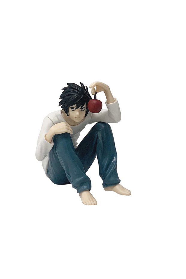 8cm-no box 8-16cm Anime Death Note L Lawliet/Ryuk/Light Yagami/sitting Position Noodle Stoppe
