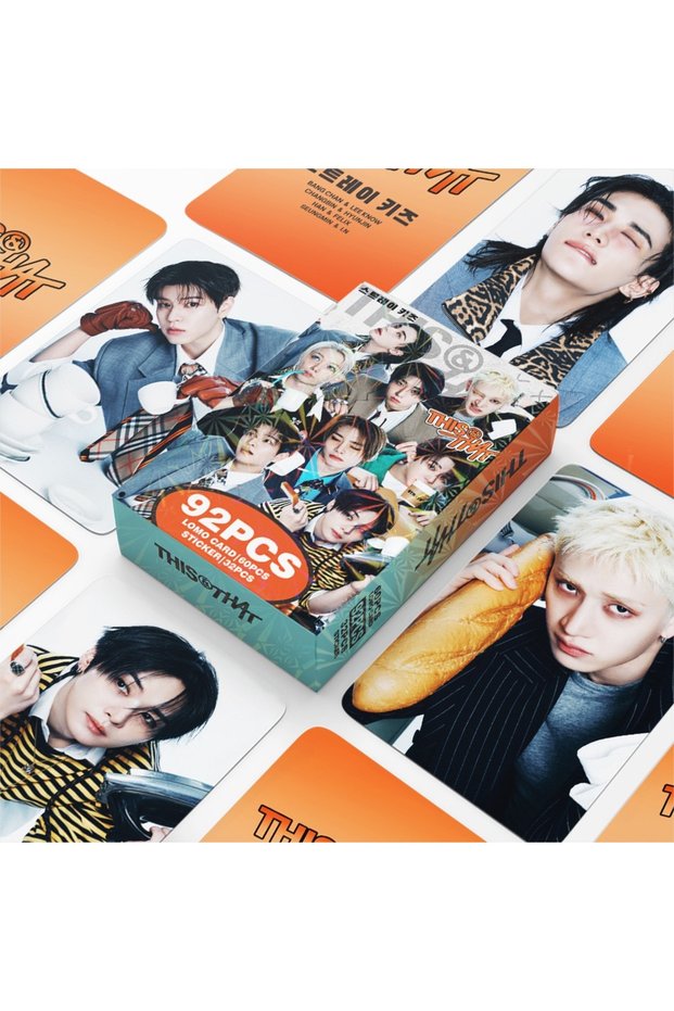 THIS THAT-2 92PCS Korean Hot Idol New Album "THIS&THAT" High Quality Lomo Cards Felix BangChan HyunJ