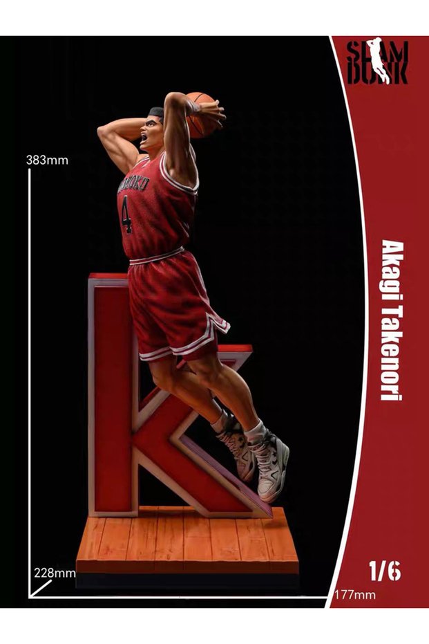 with box Akagi Takenori Slam Dunk Sakuragi Hanamichi Anime Action Figures Rukawa Kaede Akagi