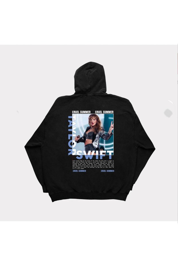 Taylor Printed Unisex Hooded Sweatshirt
