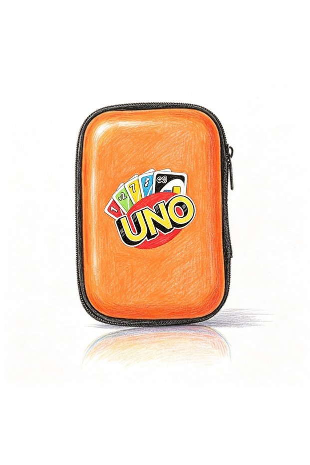 orange New 2026 Travel Zipper Case Carry Board Game Cards Storage Package For Kids Fan Entertainment