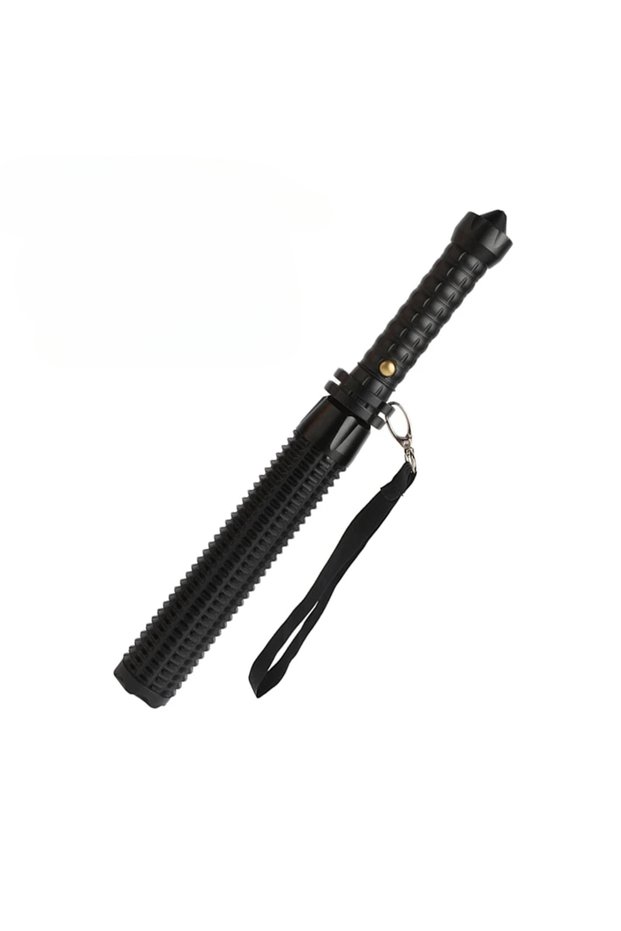 juci light Zoomable Super Bright Self Defense Mace Light Tactical Baseball Bat LED Flashlight Alumin
