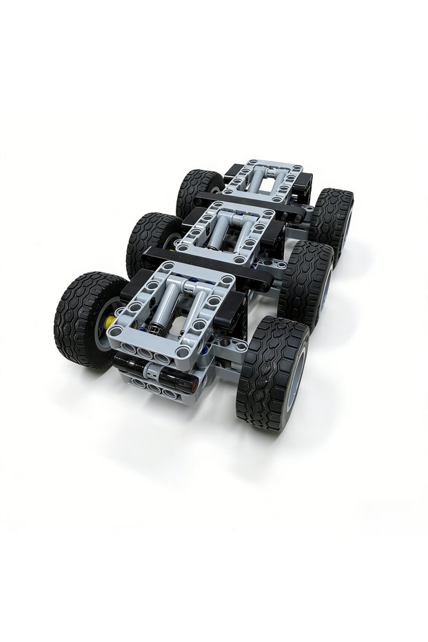 PDF instruction 119pcs MOC High-Tech Car Wheels Set Building Block DIY Technical Tow Truck Assembly