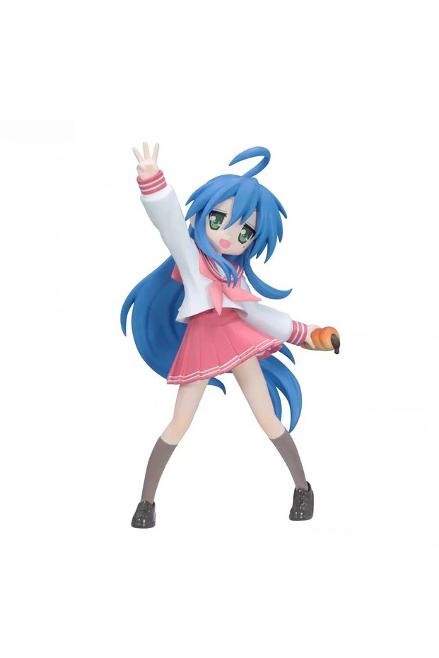 no box Hot Sale Trio-Try-iT Lucky Star Kagami Hiiragi Figure Hiiragi Tsukasa 15CM Pvc Cute Lo