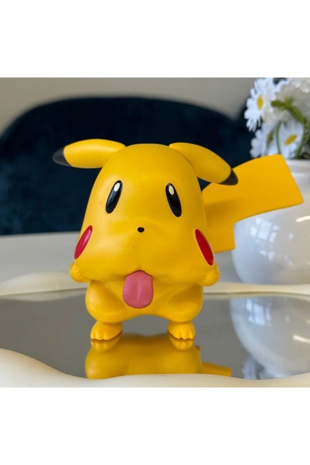 no box 1pcs 2pcs Dopamine Kawaii cartoon Ornament, Yellow Monster desktop Decoration Collecti