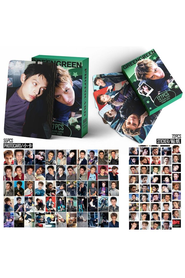 127PCS JA 127pcs CORTIS New Album GREENGREEN JAMES MARTIN Photocards Stickers Merch Lomo Cards Set