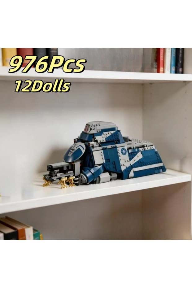 No Box Blue Transport Tank Soldier Model Miniature Desktop Ornament Home Tabletop Decor Perfect Holi