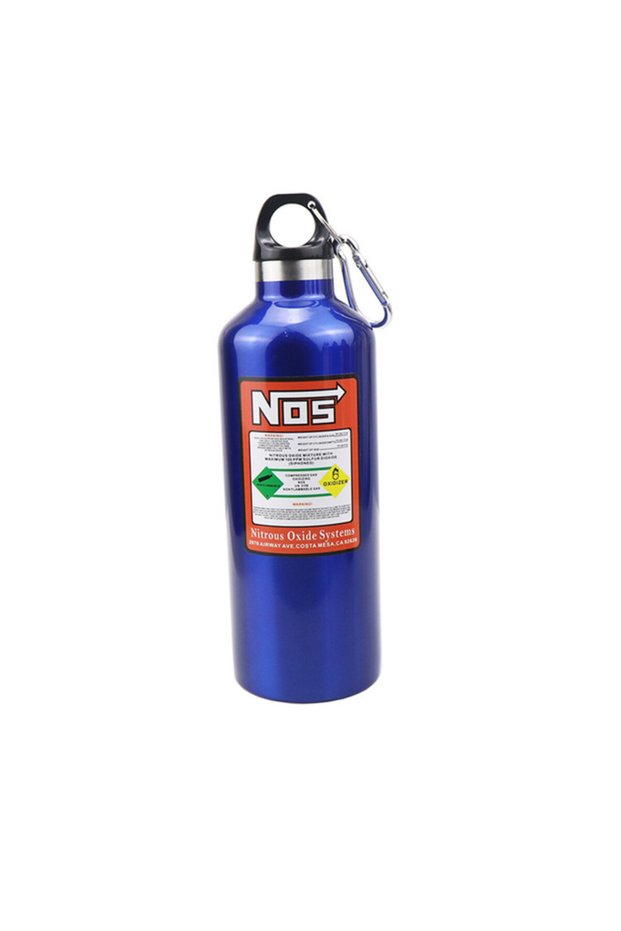 Blue 1Pcs Car Insulation Cup NOS Nitrogen Cylinder Vacuum Stainless Steel Kettle 500ML Stainless The