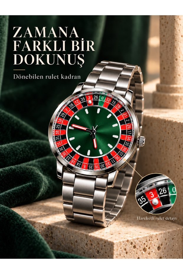 İÇİ DÖNEBİLEN - TOPLU - GERÇEK RULET SAAT