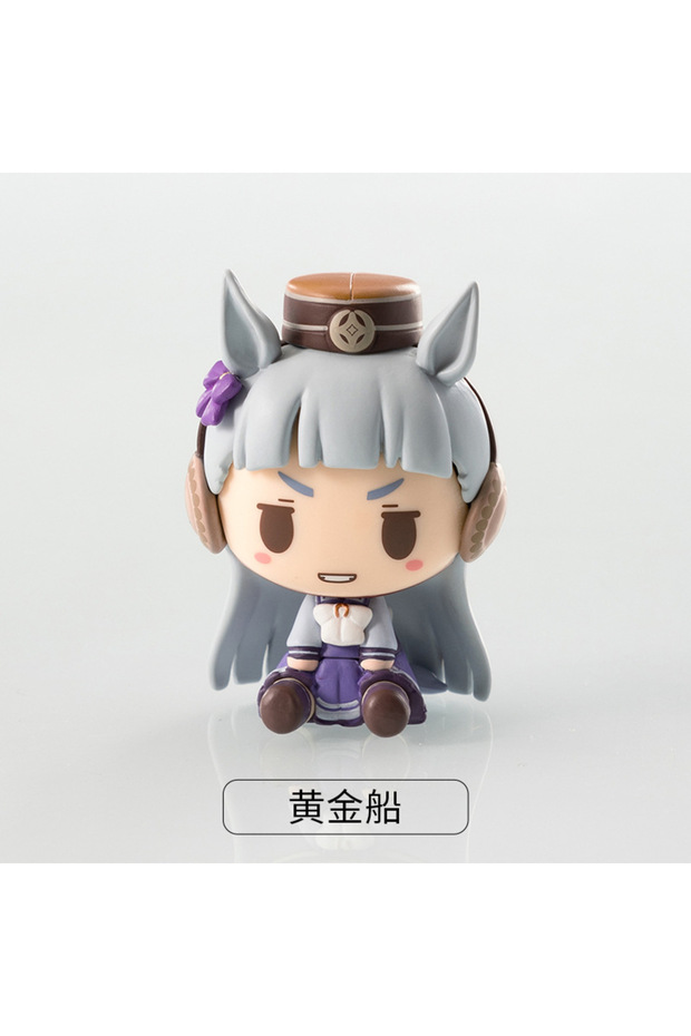 C Original Q Version Uma Musume Pretty Derby Tokai Teio Golden Ship Teio Mejiro Mai Candy Toy