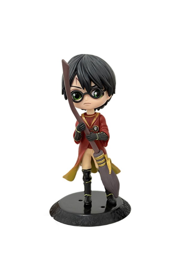 no box-03 Anime H-arryed Q Version Pottered Action Figures Hermione Ron Malfoy Snape Collecti