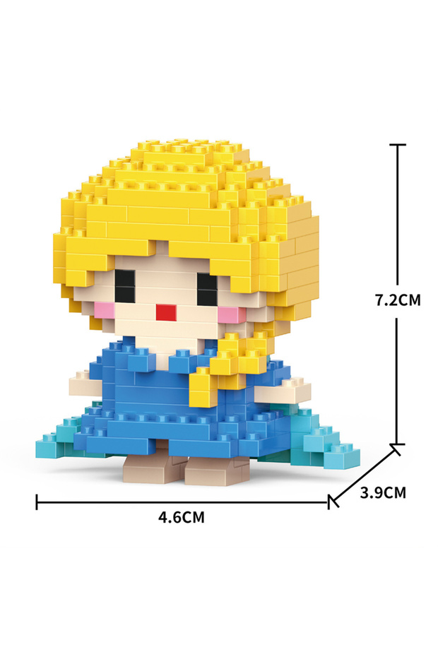 JM-7229-NOBOX Animal Doll Building Block Model Micro Particle Assembled DIY Small Ornaments Birthday