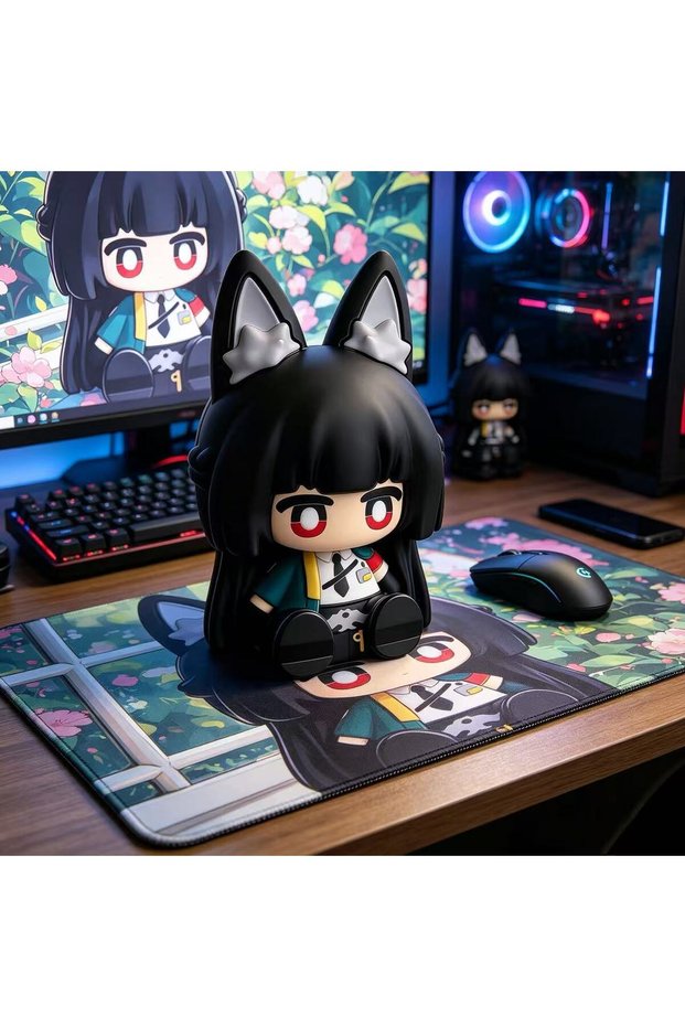 black Zenless Zone Zero Game Figurine Ellen Joe Hoshimi Miyabi Asaba Harumasa Car Desktop Decoration