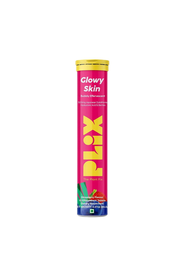Glowy Skin Strawberry Effervescent Tablets 15S