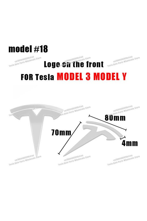 Sliver-Front For Model 3 Model Y Cybertruck Roadster SpaceX Car Logo Badge Hood Front Gr