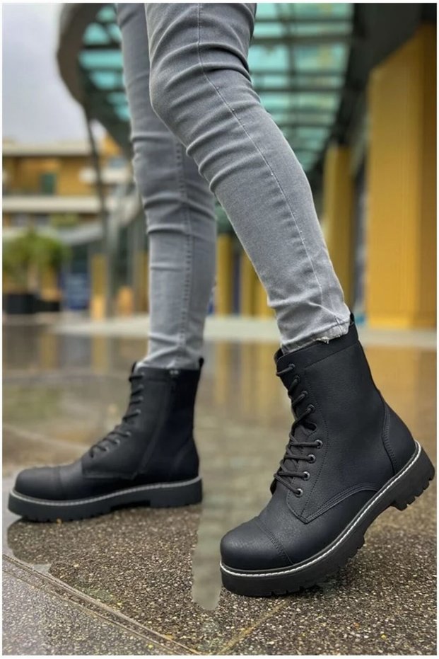 Men's Stable and Balanced Modern Winter Zippered Comfort Boots