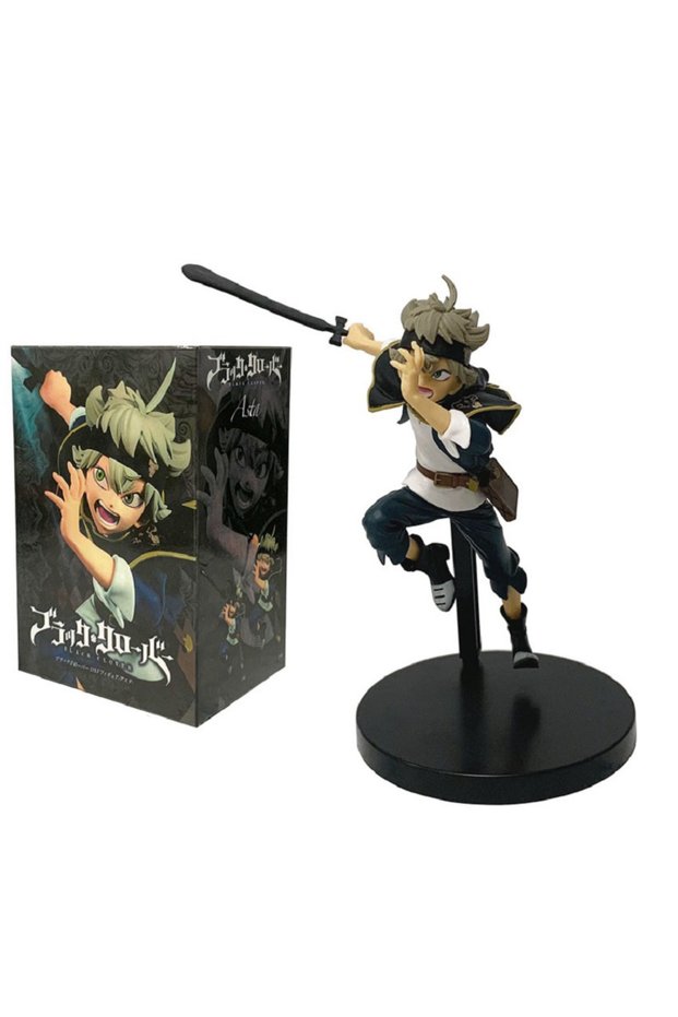 With Box Anime Black Clover Asta Figure Battle Pose PVC Model Collectible Statue Desktop Orna