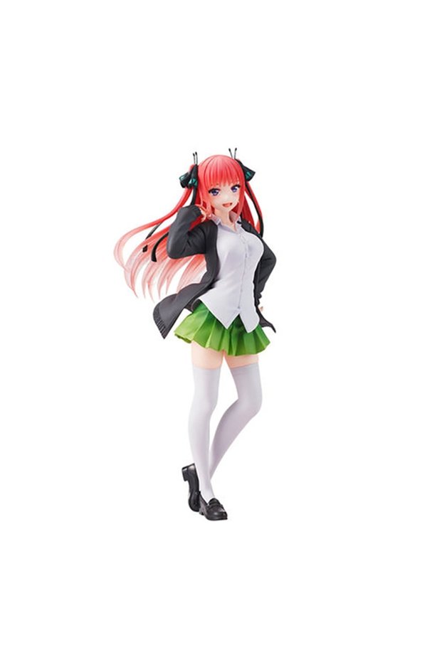 NO BOX WDF-12 Yotsuba Anime Cute Nakano Nino Figurine The Quintessential Quintuplets Figure Cat Naka