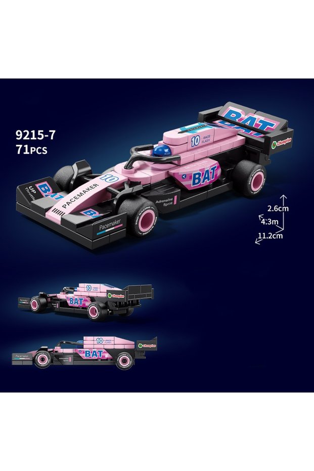 NO BOX LLXD-9215-7 City Speed Racing MOC Car Sports Building Blocks Bricks Classic Rally sport Super