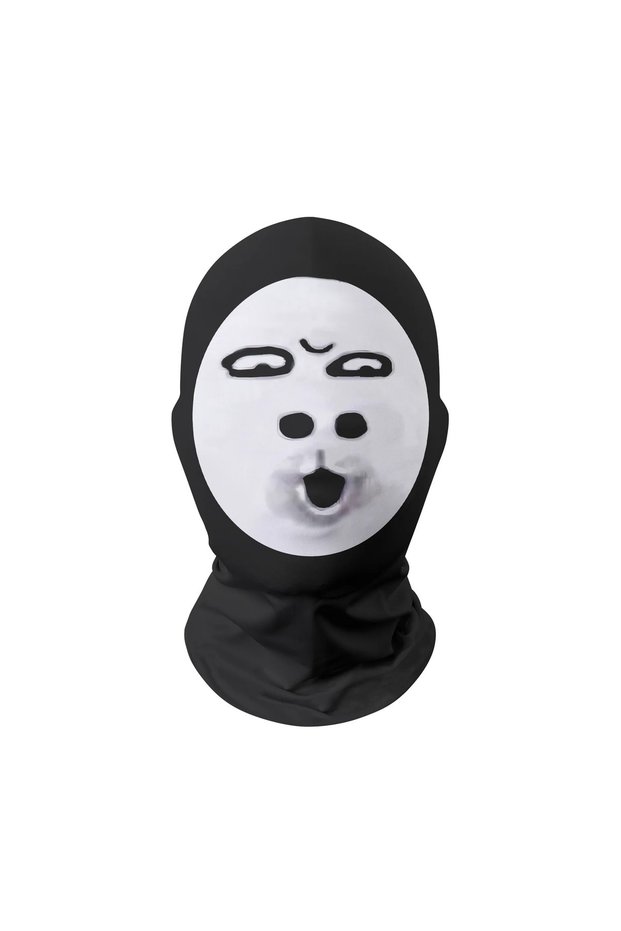 B11 3D Funny Masks Seamless Mask Halloween Cosplay Mask Funny Face Printed Head Scarf Famous Person