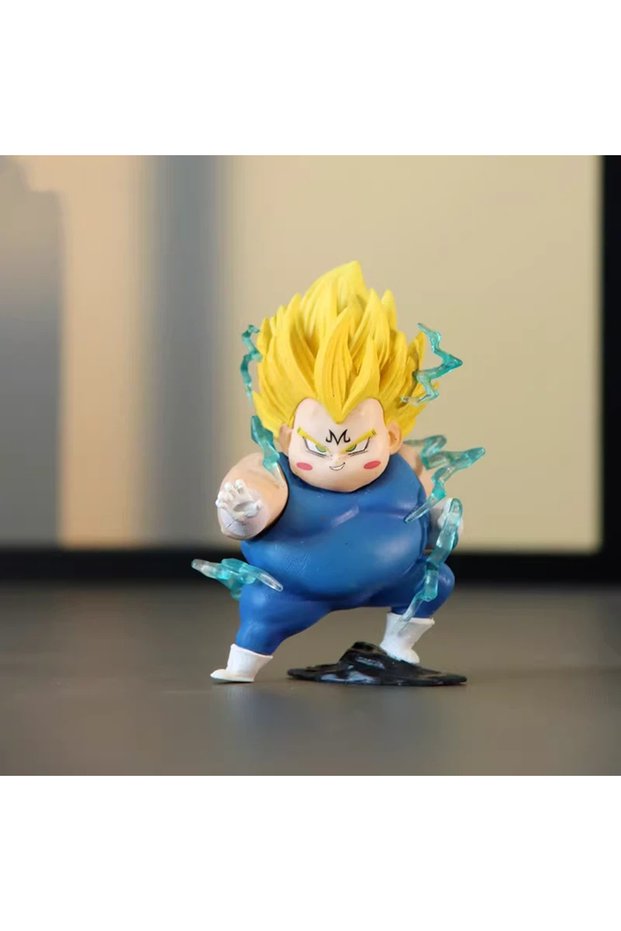 7.5cm Vegeta A 8 Pcs Chubby Dragon Ball Figures Set Chibi Fat Goku Vegeta Frieza Buu Cell Fun