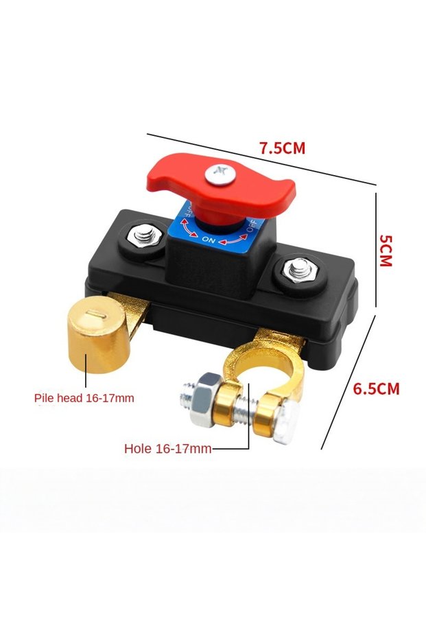 Regular version Car Battery Cut Off Switch 12V/24V Disconnect Automatic Circuit Breaker Anti-Power