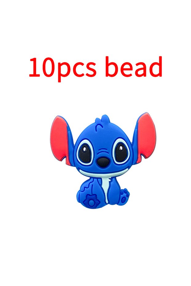 10pcs bead 10pcs Silicone Cartoon Bead Baby Pacifier Bead Pacifier Chain Accessories Ornaments