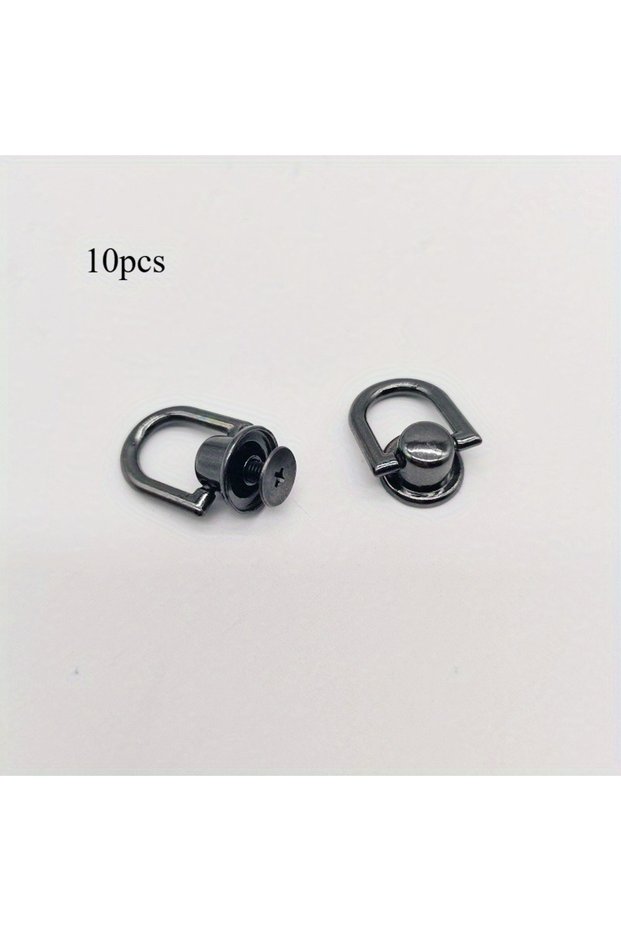 Black 10pcs, Bag Modification Accessories, Hardware Accessories, Suitable for Bags and Phone Cases,