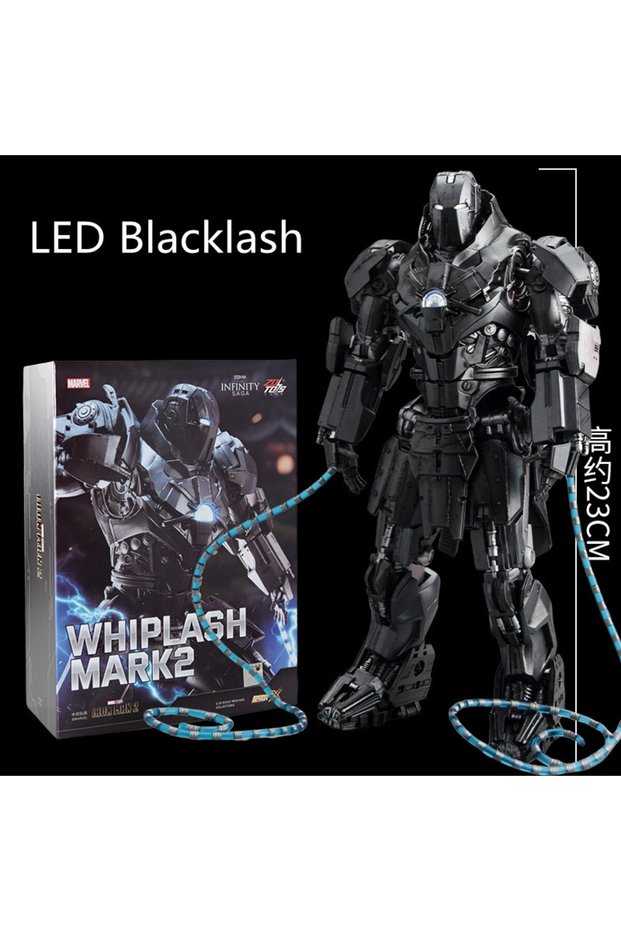 Whiplash Original ZDTDS Iron Man Tony Stark Whiplash Blacklash Iron Monger MK3 Action Figure Collect
