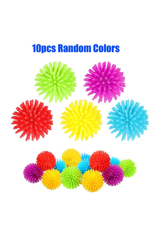 10pcs Random Colors 10/30PCS for Kids Boys Girls Adults Random 1.18in Mini Stress Soft Fidget Sensor