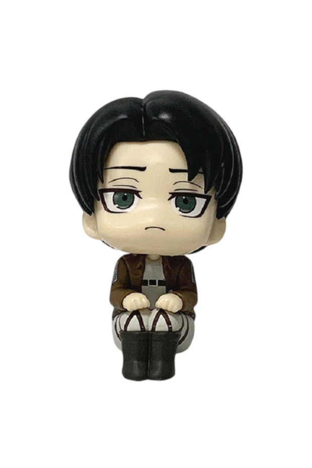 Levi Ackerman 10cm Anime Attack on Titan Figure Look Up Levi Ackerman / Eren Jaeger / Mikasa