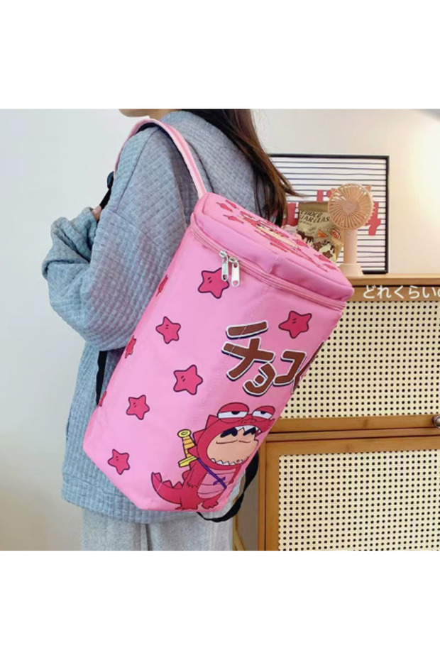 B New Product In Stock Xiao Xin Cute Backpack Small Crocodile Box Large Capacity Three-Dimens