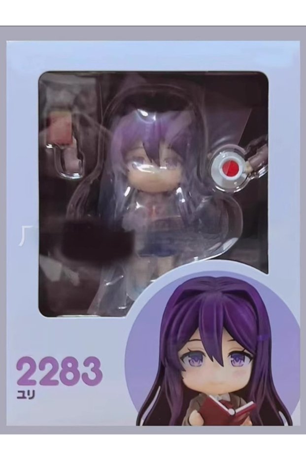 2283 about 10cm Nendoroid 2283 Yuri Doki Literature Club Anime Figure PVC Model Toy Desktop O