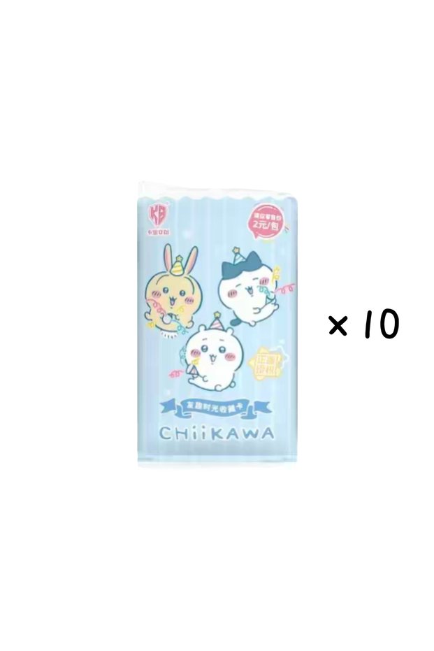 10Bag(30Pcs Cards) KABAO Original Chiikawa Collection Card Square Kawaii Character High Quality Anim